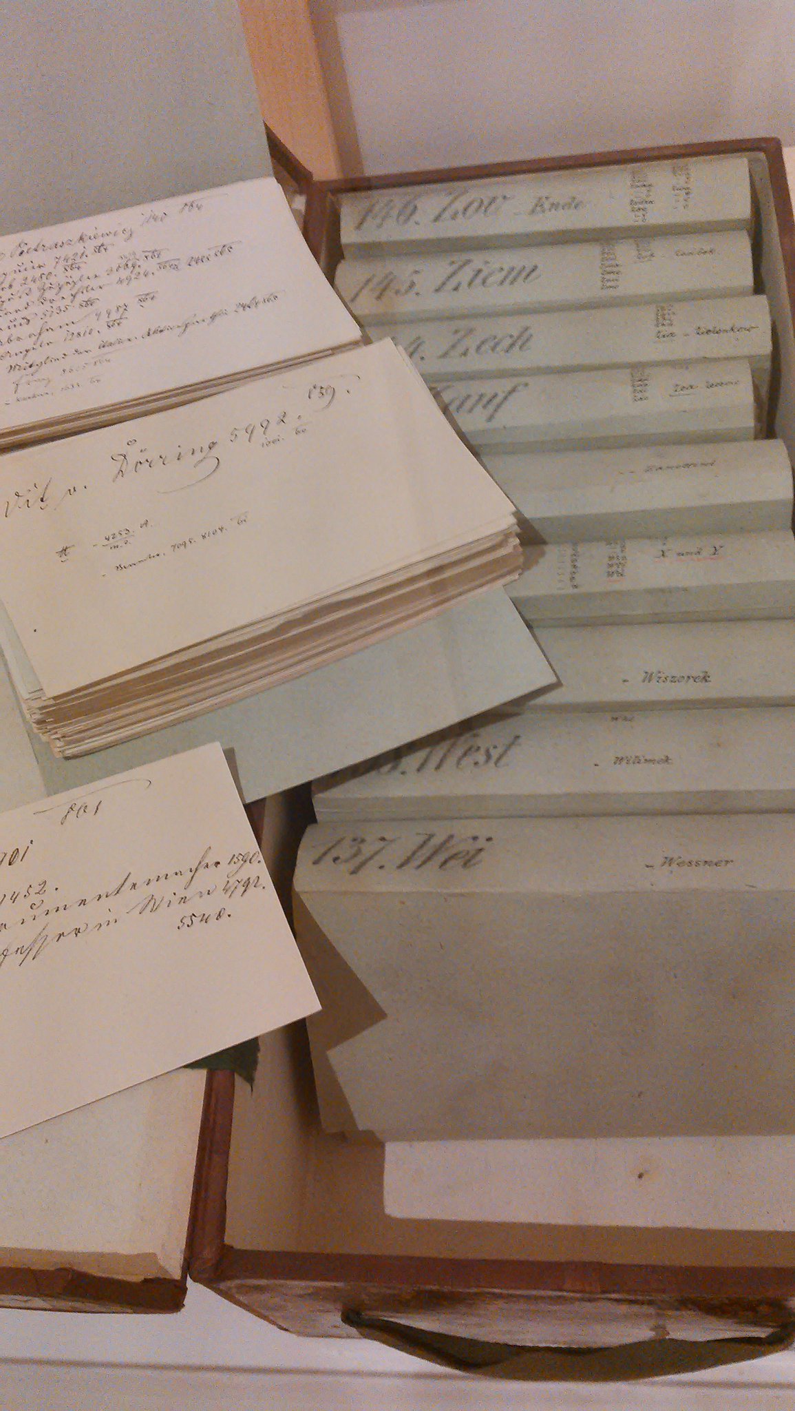 Austrian neo-absolutist espionage card index, Vienna 1849–1868